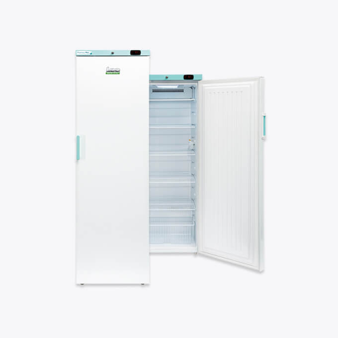 White Lec and Labcold freestanding medical fridges 