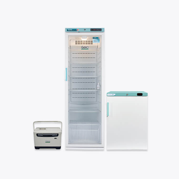 Williams Medical Supplies stock of fridges, freezers and carriers from Lec and Labcold